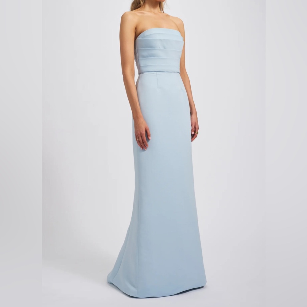 Amsale Sonia Ice Blue Dress Size 2